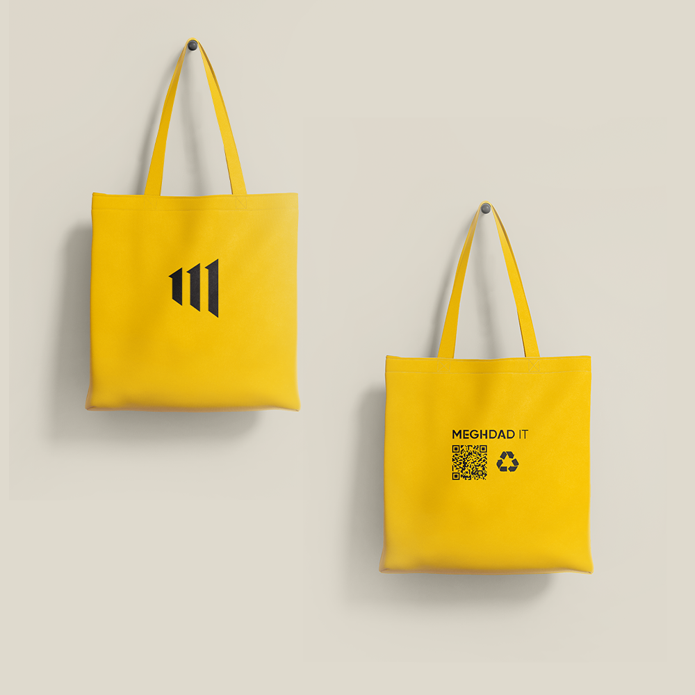 MeghdadIT rebranding shopping bag
